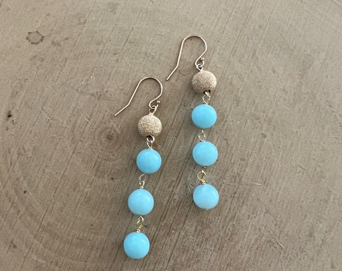 Apatite Drop Earrings