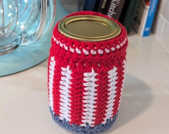 Miss Americana Sourdough Starter Jar Sweater/ koozie/ koozy/ cozy Dough Say Can You See