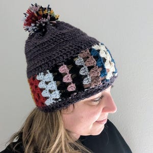 Eras crochet beanie with pom pom