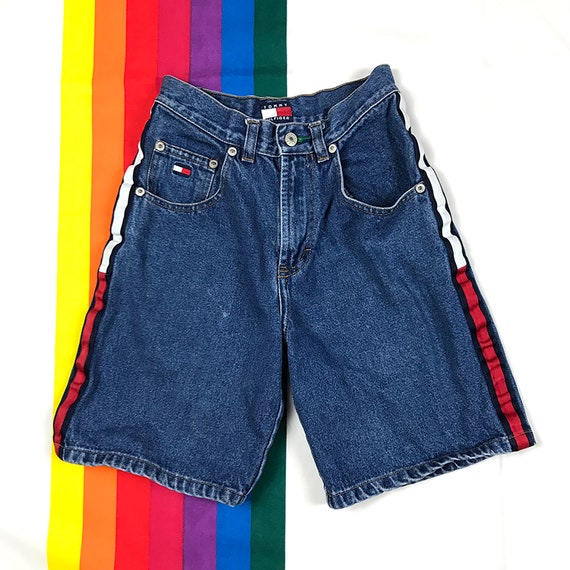 Vintage 90s Childrens Tommy Hilfiger Denim Shorts Boys Kids Etsy