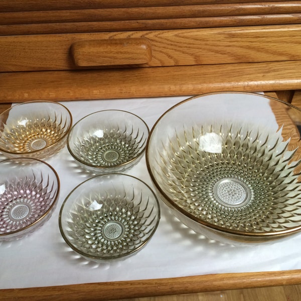 Crystal Trifle Bowl Etsy