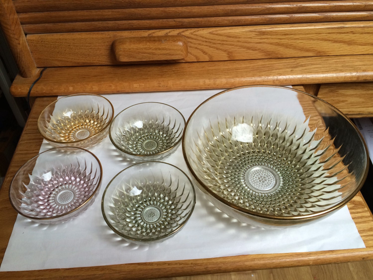 Dessert Bowls set dishes and serving bowl dish coloured Etsy
