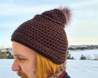 Mountain man hat crochet pattern