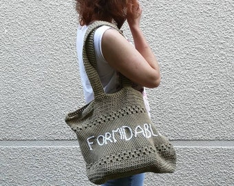 Formidable Tote Bag Crochet Pattern