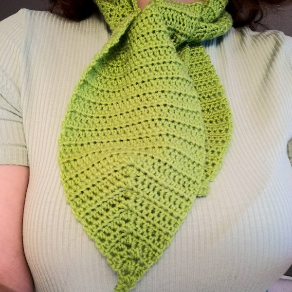 Ascot Scarf Crochet Pattern