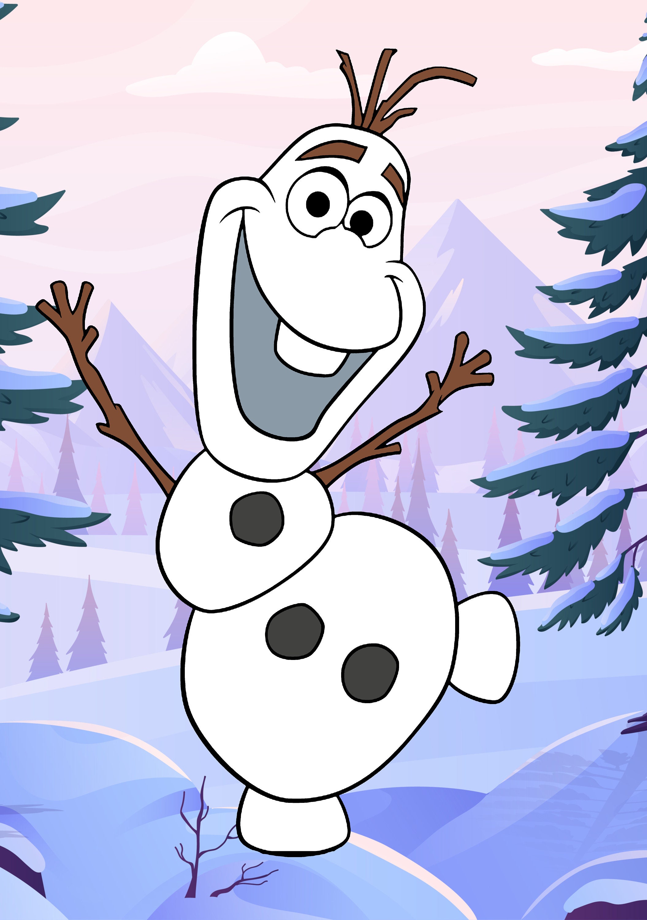 Pin the Nose on Olaf - Etsy