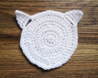 Cat Coaster Crochet Pattern