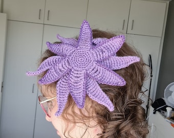 Crochet Hair Flower