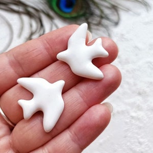 Archivo STL digital: Paloma, cortador de arcilla polimérica con relieve en forma de pájaro, cortador de galletas, joyería de arcilla polimérica, modelo 3D