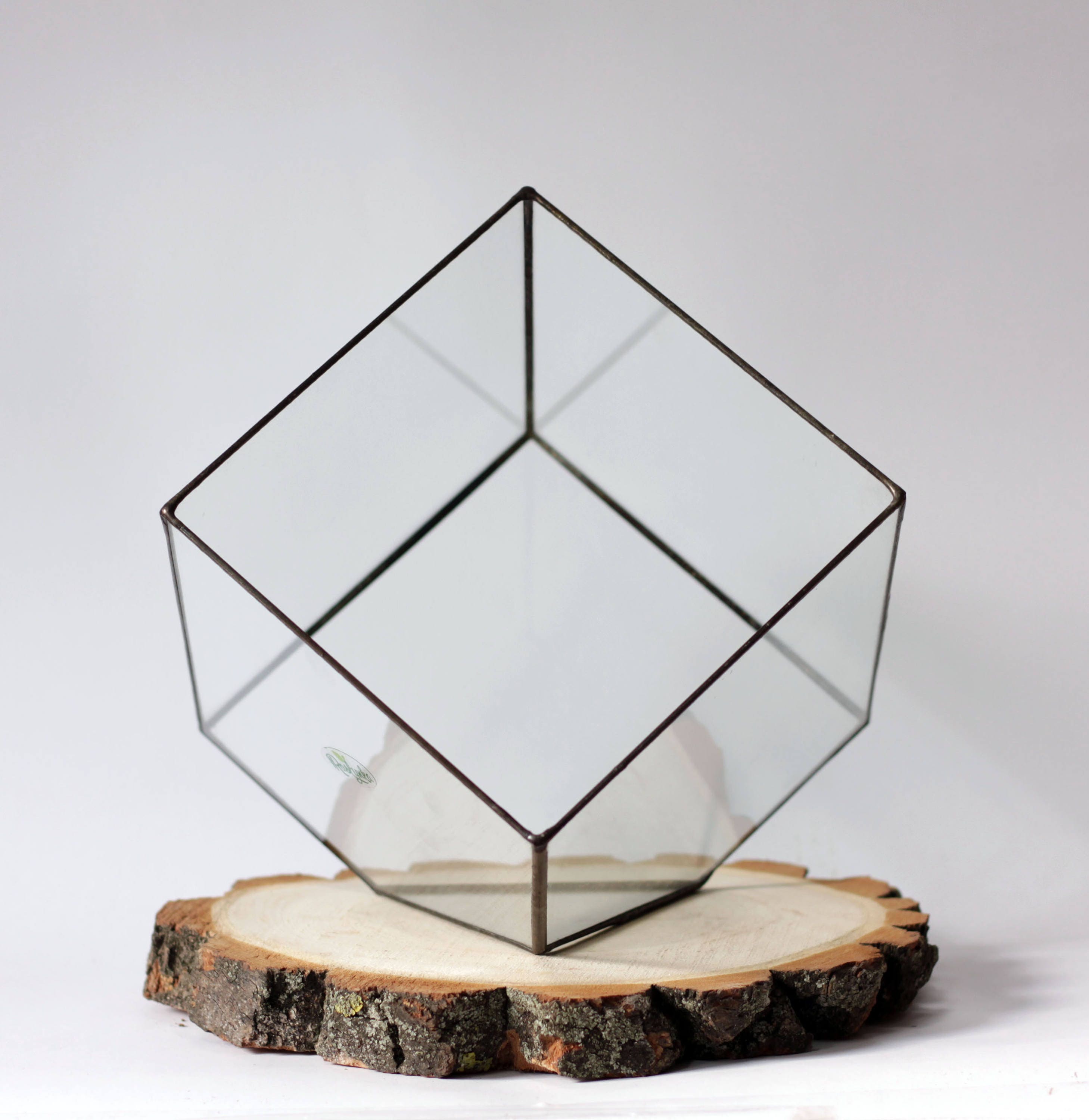 Geometrische Glas Terrarium Würfel saftig Pflanzer Buntglas | Etsy