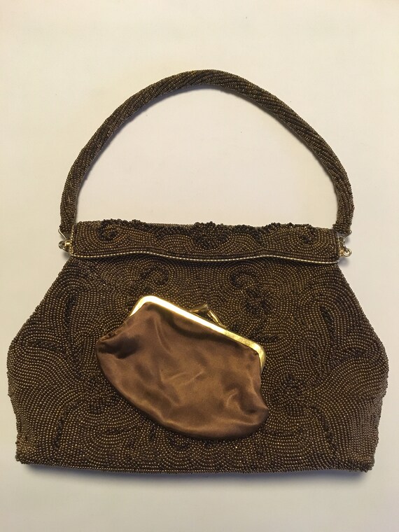Stunning '50s beaded handbag