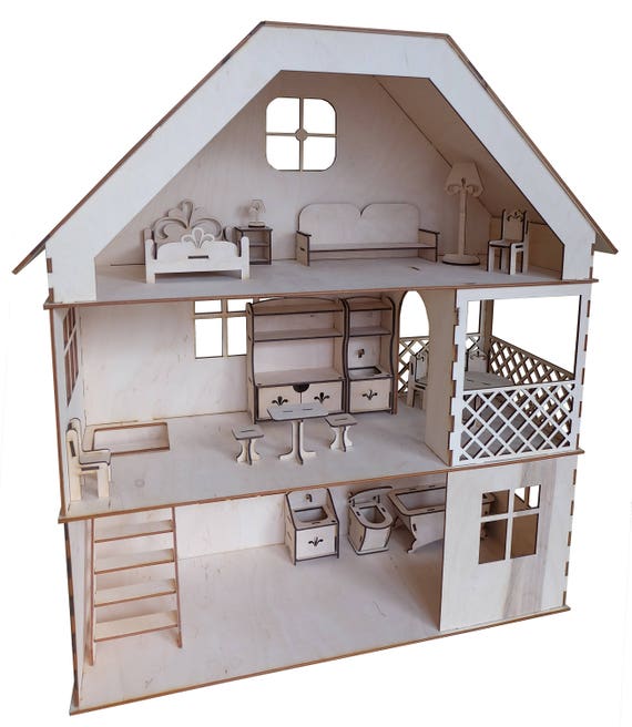 dollhouse laser cut