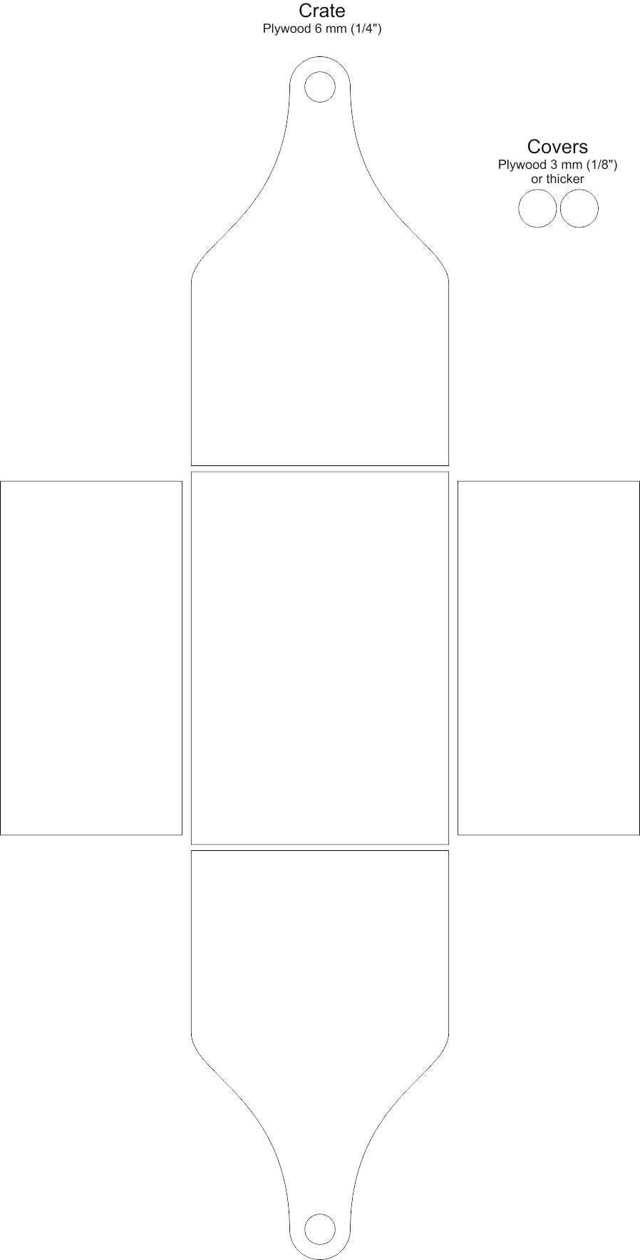 Wooden Crate Drawing Crate for Flowers Pattern Laser Cut Etsy