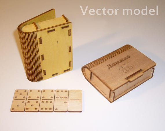Dessin Domino Modele Vectoriel Decoupe Au Laser Modele Etsy France