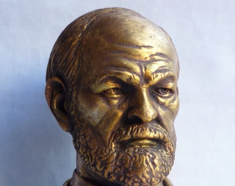 Austrian Psychoanalyst Psychiatrist Neurologist Sigmund FREUD bust statue