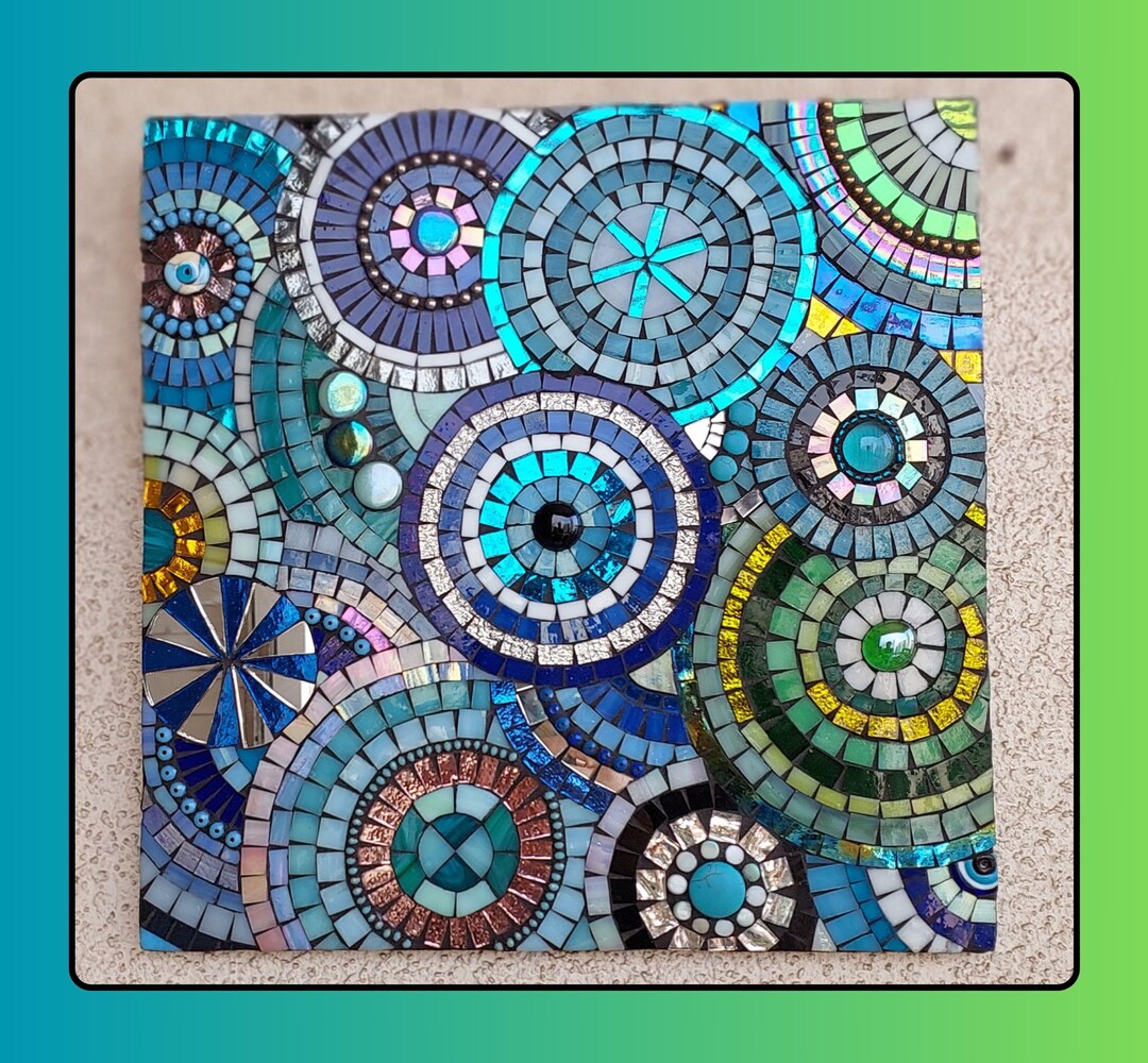 Society6 ケース Turquoise and blue mosaic-(photograph) il_1080xN.6343632176_pp4s.jpg