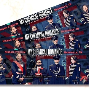 My Ceramic Romance MCR Black Parade Gefälschte druckbare Karte • (Digitaler Download)
