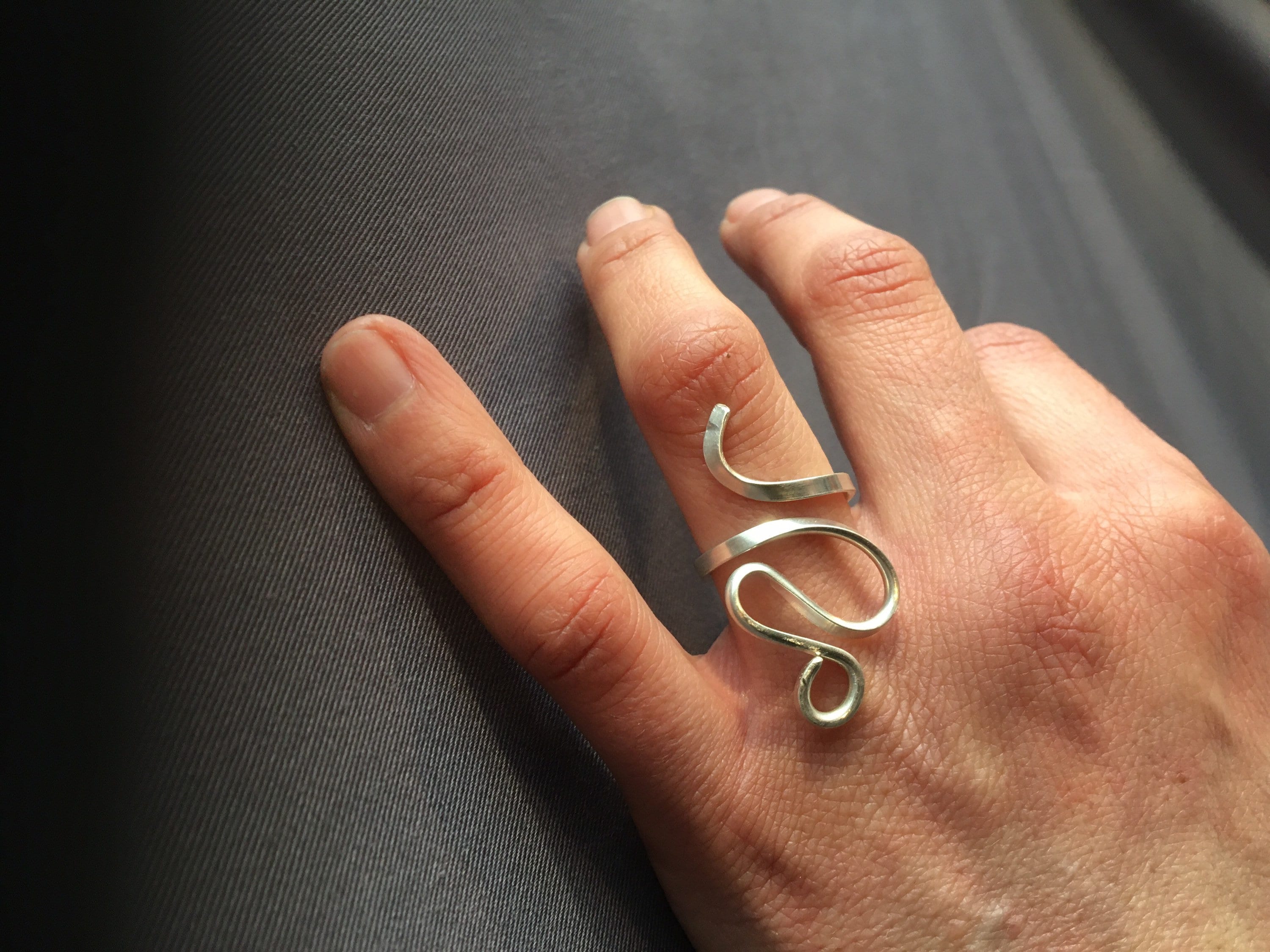 Snake shape ring best sale