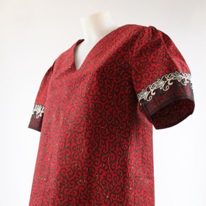 Wax dress cotton dress