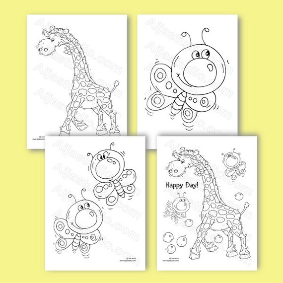 Dzieci Kolorowanki żyrafa Motyl Kolorowanki Arkusz Druk I Kolor Dzieci Kolorowanki Kolorowanki Kolor Do Druku