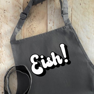 South African &quot;Eish!&quot; Apron | Braai BBQ | Afrikaans Xhosa Zulu | Gift for South African | Braai Gift | South Africa