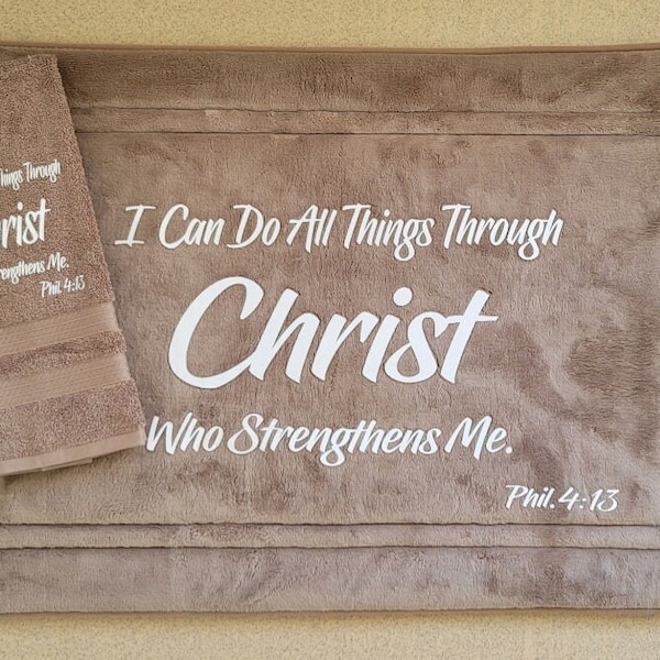 Bible Verse Towel Etsy