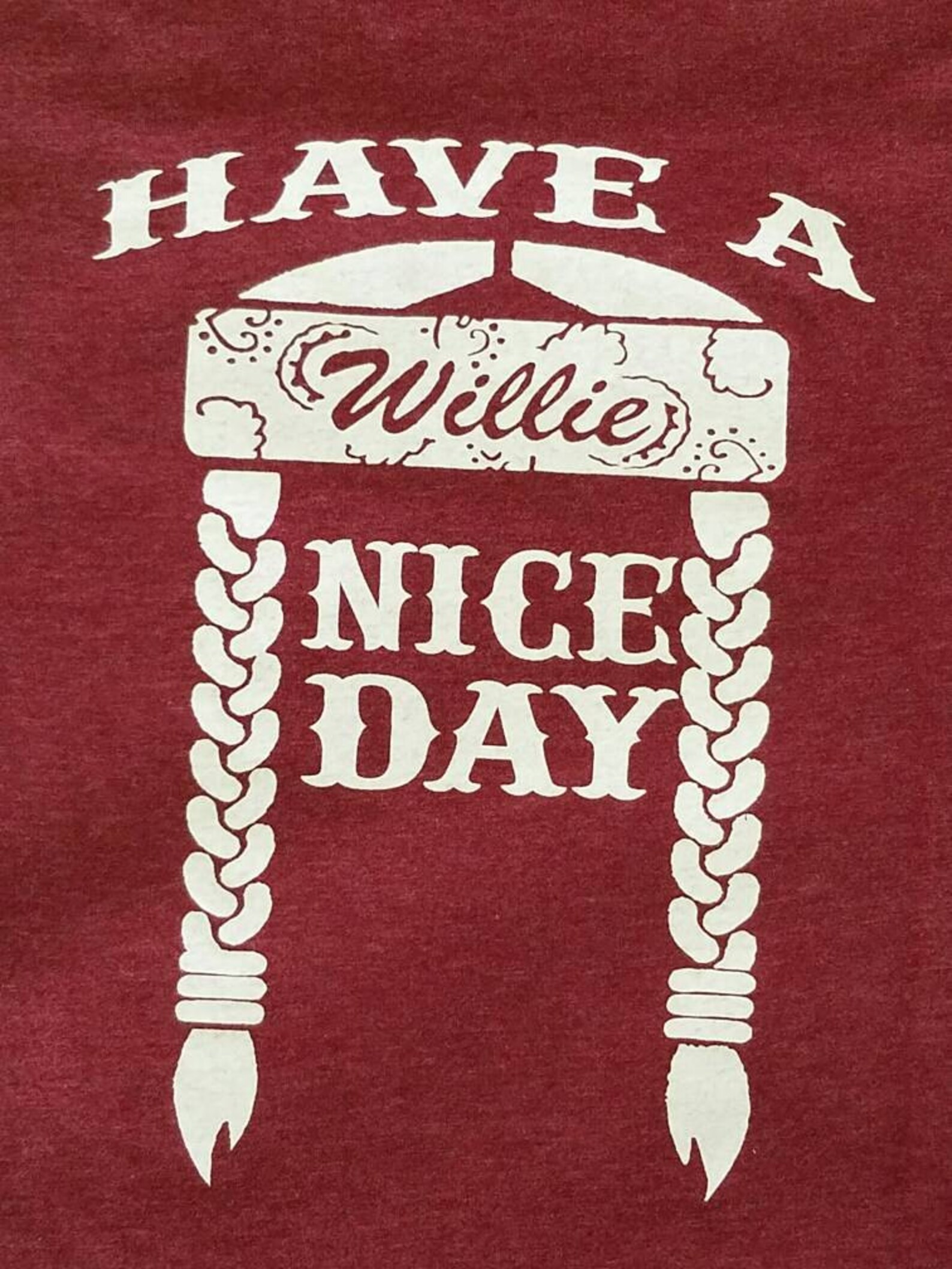 Have a Willie Nice Day. Willie Nelson. Soft Tshirt. Heathered Etsy