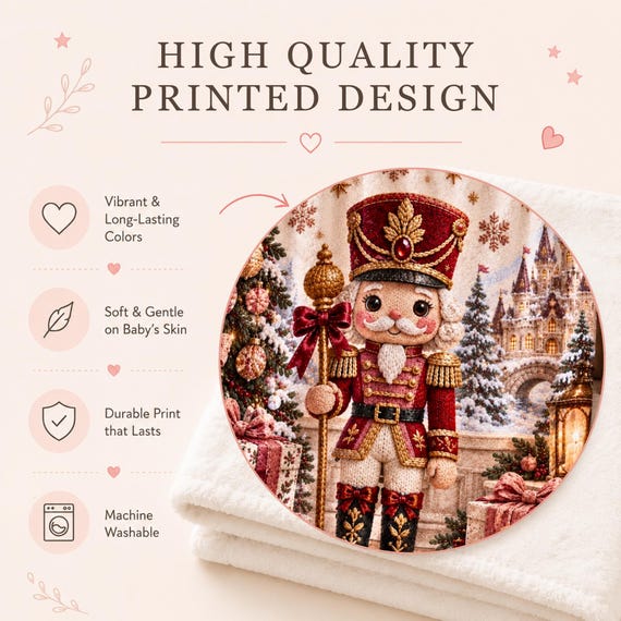 Nutcracker Baby Blanket – photo 2