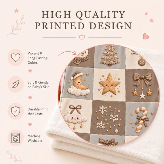 Snowman Baby Blanket – photo 4