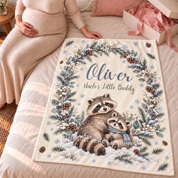 Raccoon Baby Blanket – photo 3