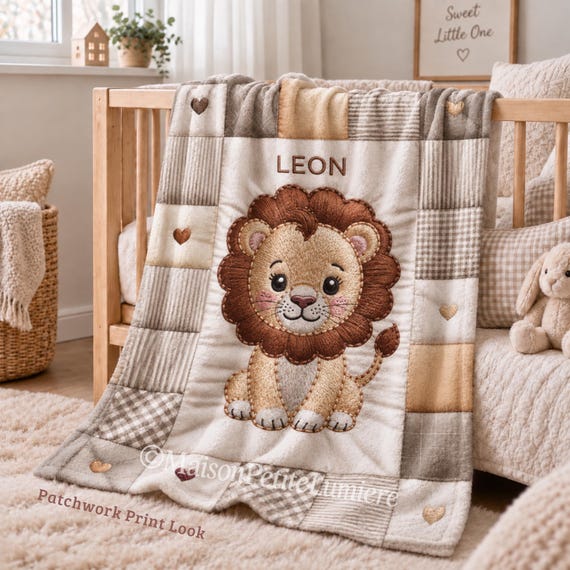 Lion Baby Blanket