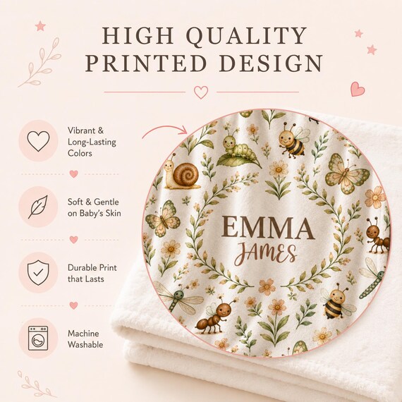 Insect Baby Blanket – photo 2