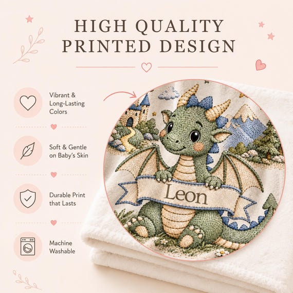 Dragon Baby Blanket – photo 2