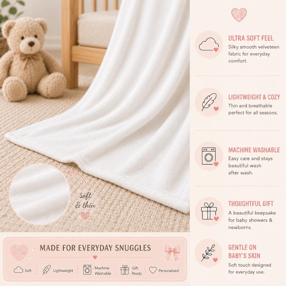 Bunny Fox Baby Blanket – photo 9