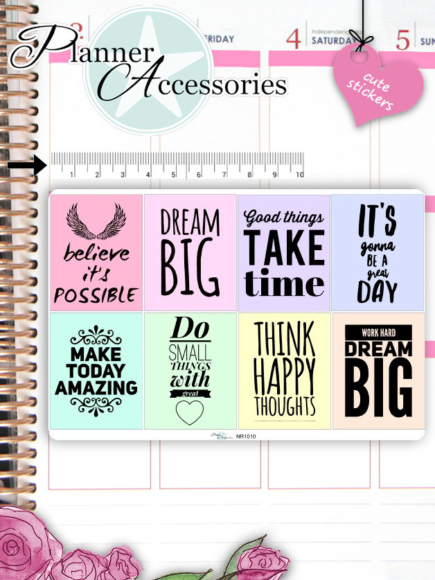 Stickers Paper Waterproof Sticker Quote Sticker For Scrapbooking Gift