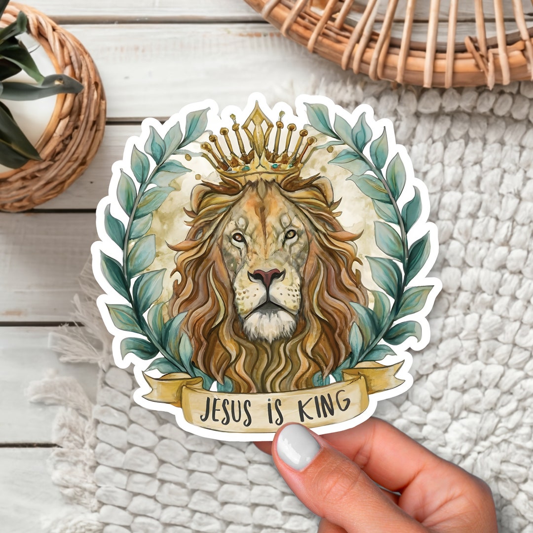 Christian Sticker Jesus is King Bible Sticker Pack Faith Love Etsy