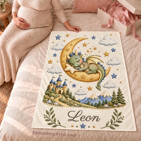 Dragon Baby Blanket for First Birthday – photo 3
