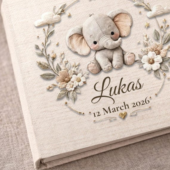 Elephant Baby Book 8x8 – photo 2