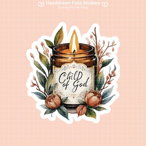 Kind van God sticker Bijbel geloof pack religieuze sticker christelijke label inspirerende vers vinyl schriftmagneten Bijbelvers sticker Jezus