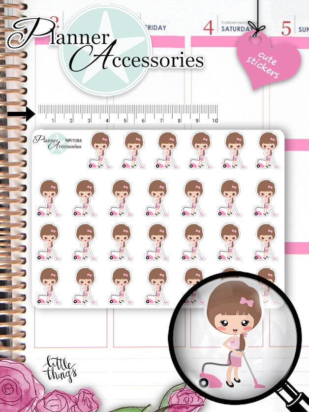cute C157 Transparent cute face stickers funny stickers erin condren bujo stickers bullet journal stickers happy planner kawaii face