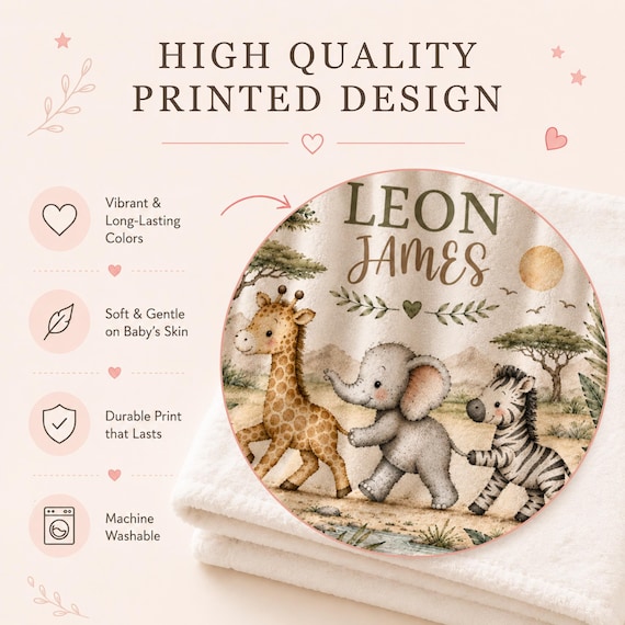 Safari Baby Blanket – photo 2