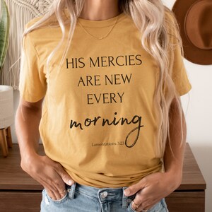 His mercies are new every morning Lamentations 3:23 Christian svg Digital Download SVG Files PNG Files PDF Cut Files Scripture Quotes Bible