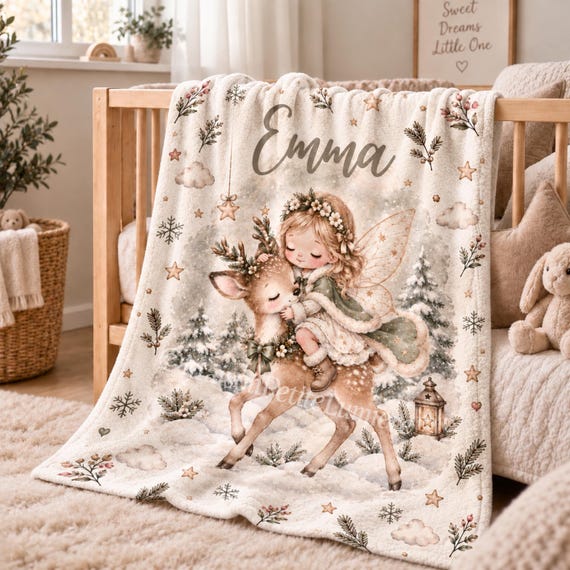 Winter Fairy Baby Blanket