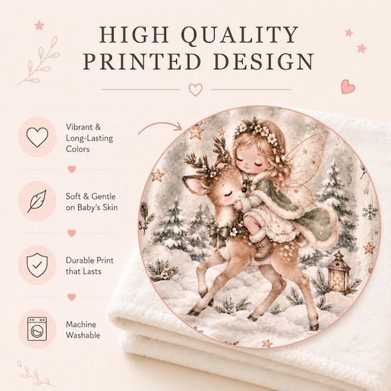 Winter Fairy Baby Blanket – photo 3