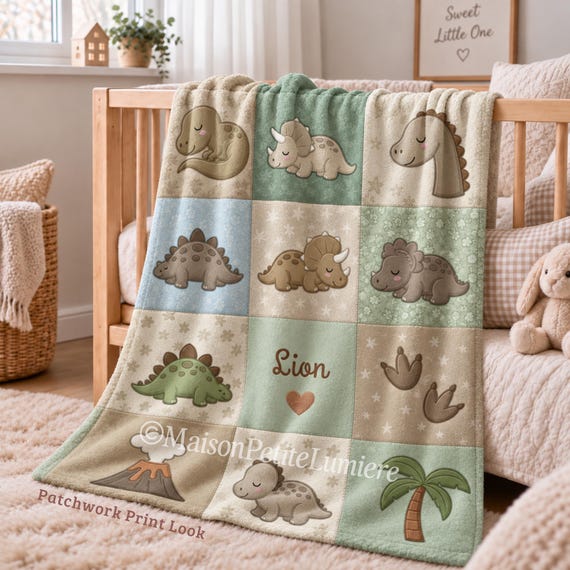 Dinosaur Baby Blanket