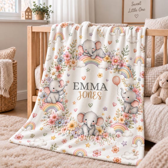 Elephant Baby Blanket