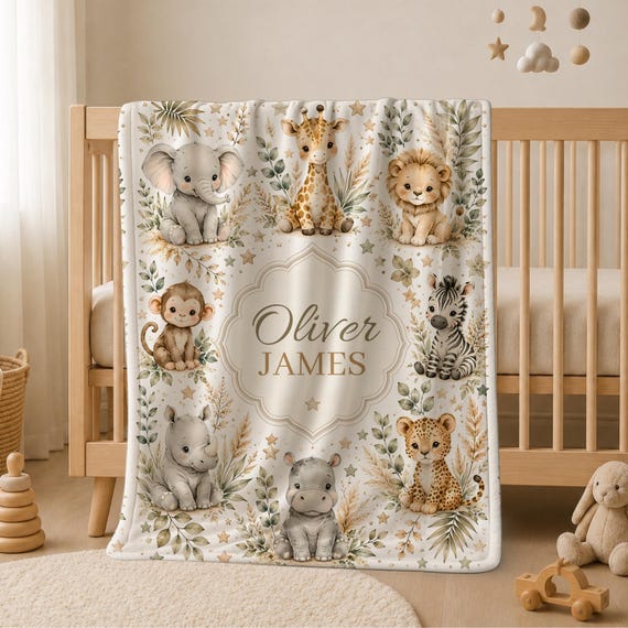 Safari Baby Blanket – photo 2