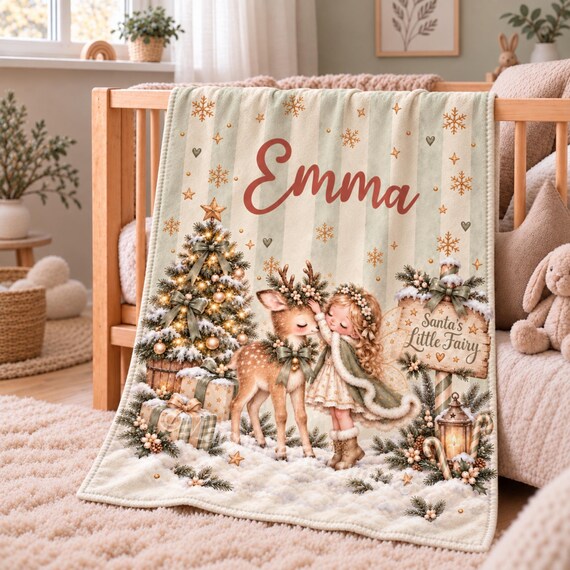 Christmas Fairy Baby Blanket – photo 2