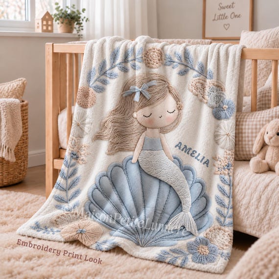 Mermaid Baby Blanket