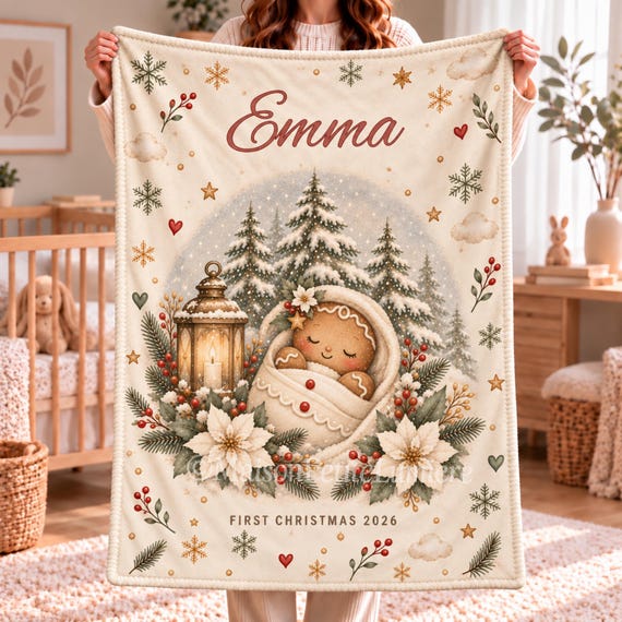 Gingerbread Baby Blanket
